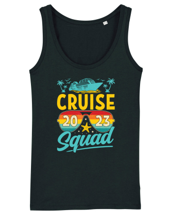 Cruise Squad 2023 Retro Glasses Black