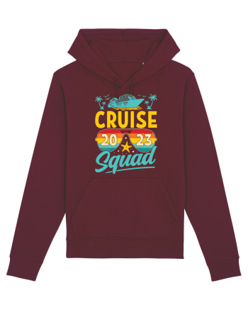 Cruise Squad 2023 Retro Glasses Burgundy