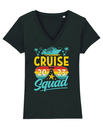 Cruise Squad 2023 Retro Glasses Black