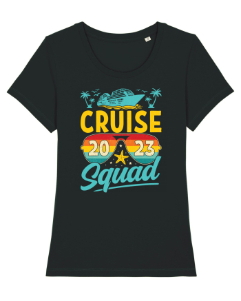 Cruise Squad 2023 Retro Glasses Black