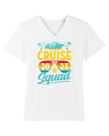 Cruise Squad 2023 Retro Glasses White