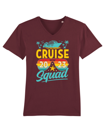 Cruise Squad 2023 Retro Glasses Burgundy