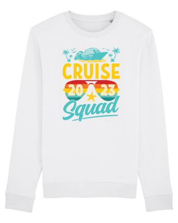 Cruise Squad 2023 Retro Glasses White