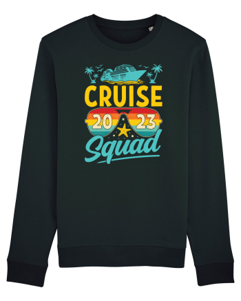 Cruise Squad 2023 Retro Glasses Black