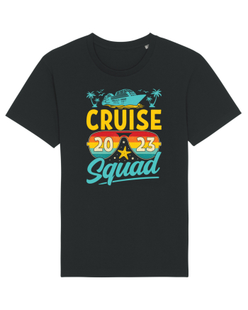 Cruise Squad 2023 Retro Glasses Black