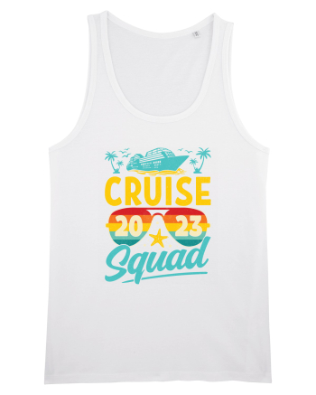 Cruise Squad 2023 Retro Glasses White