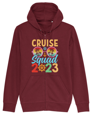 Cruise Squad 2023 Retro Colors Burgundy