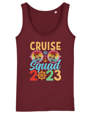 Cruise Squad 2023 Retro Colors Burgundy