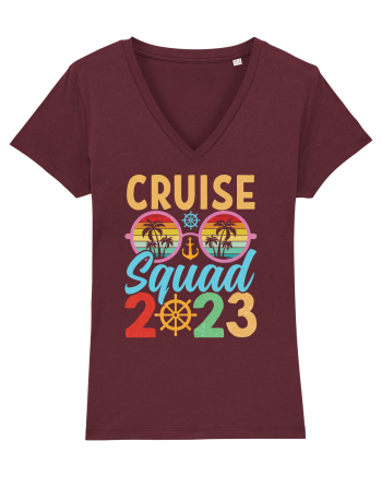 Cruise Squad 2023 Retro Colors Burgundy