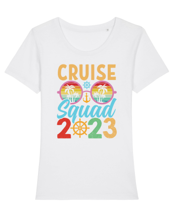 Cruise Squad 2023 Retro Colors White