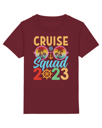 Cruise Squad 2023 Retro Colors Burgundy
