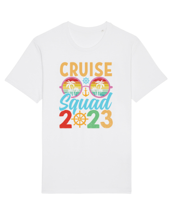 Cruise Squad 2023 Retro Colors White