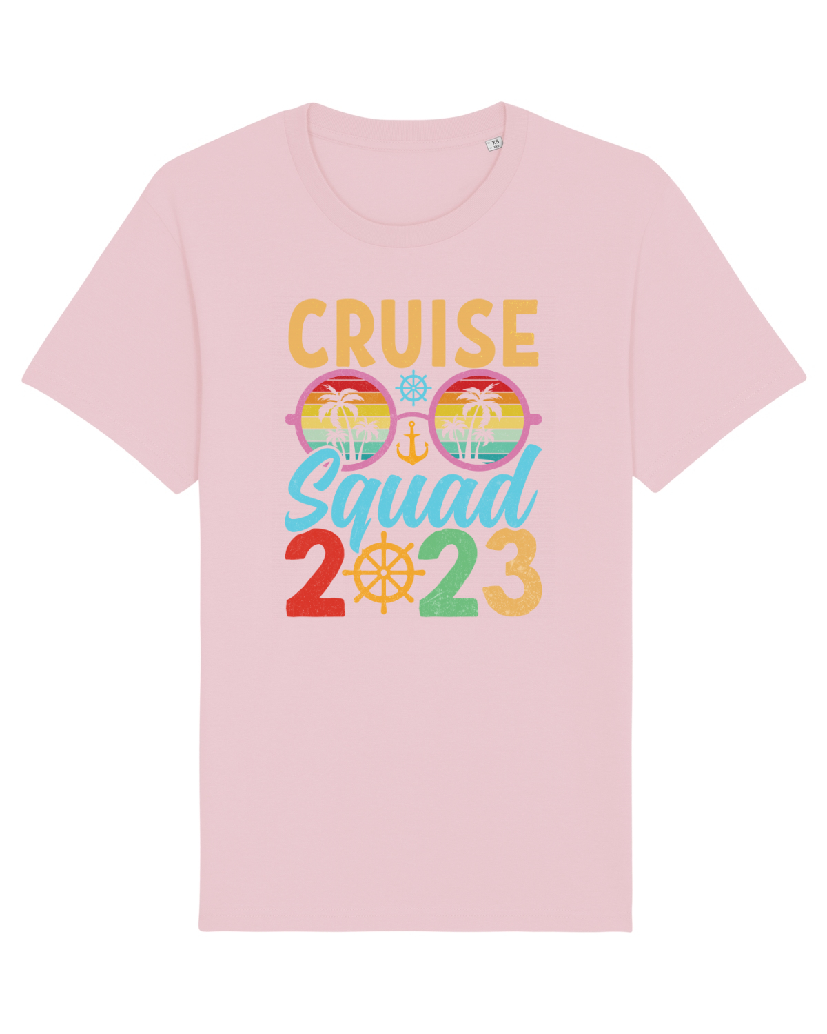 Tricou mânecă scurtă Unisex Rocker Cotton Pink