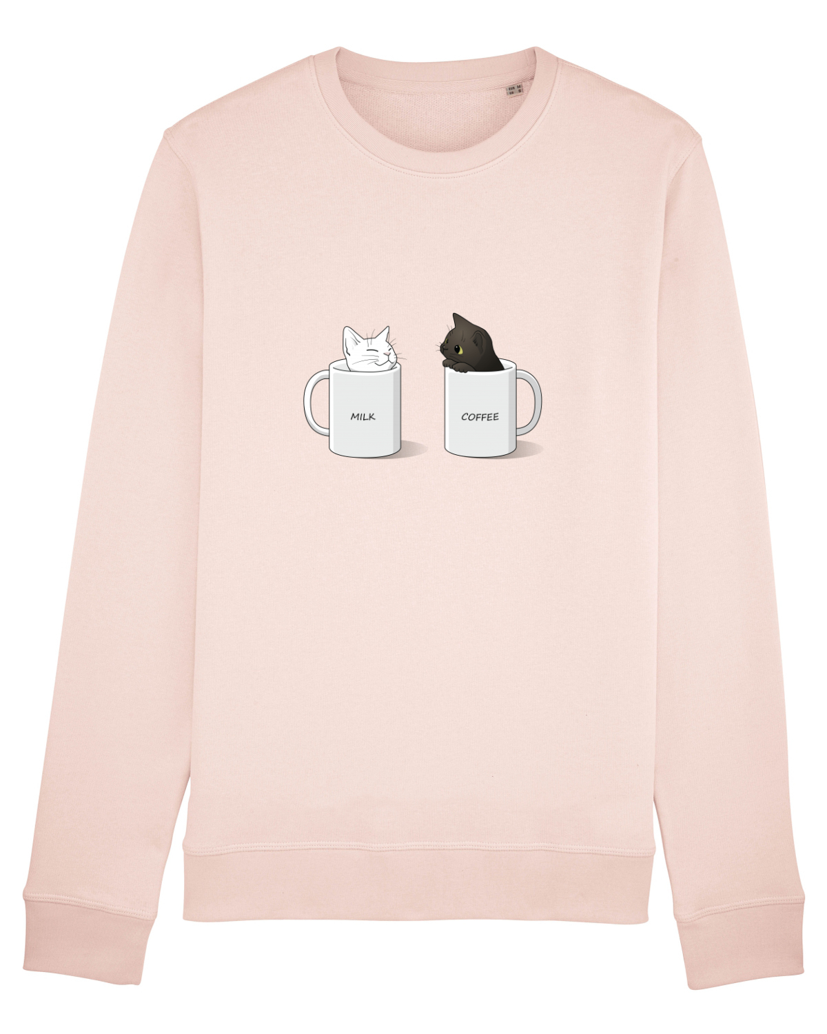 Bluză mânecă lungă Unisex Rise Candy Pink
