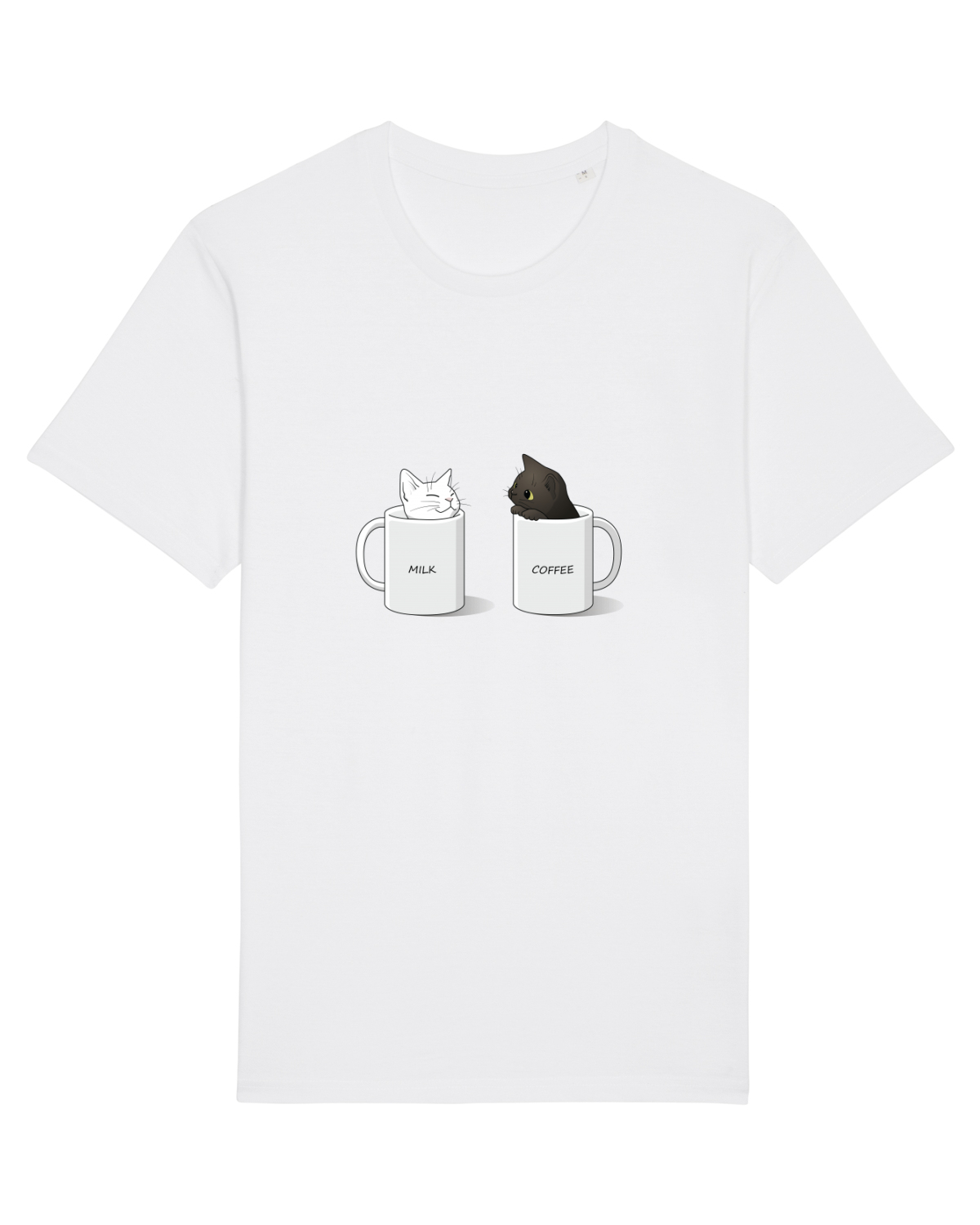Tricou mânecă scurtă Unisex Rocker White