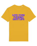 live your fucking best life Tricou mânecă scurtă Unisex Rocker