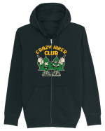 Crazy Hiker Club with beers Hanorac cu fermoar Unisex Connector