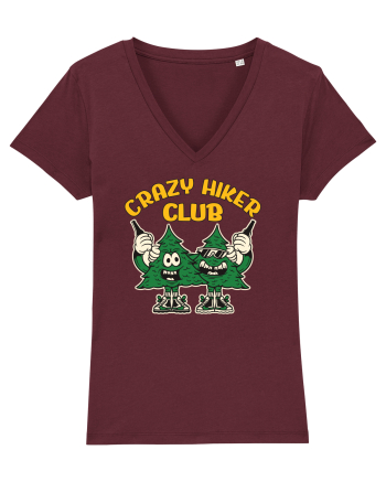 Crazy Hiker Club with beers Burgundy