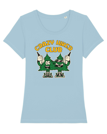 Crazy Hiker Club with beers Sky Blue