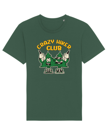 Crazy Hiker Club with beers Bottle Green