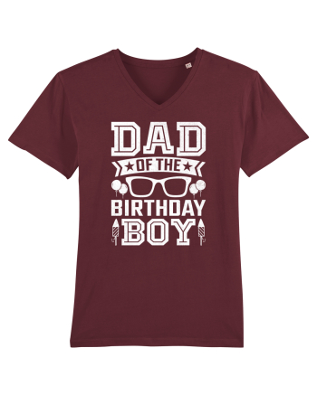 Dad Of The Birthday Boy Burgundy