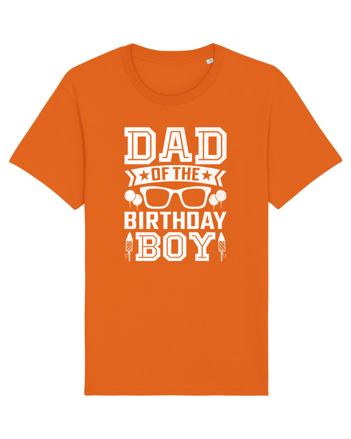 Tricou mânecă scurtă Unisex Rocker Bright Orange