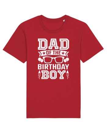 Dad Of The Birthday Boy Red
