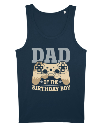 Dad Of The Birthday Boy Gamer Navy