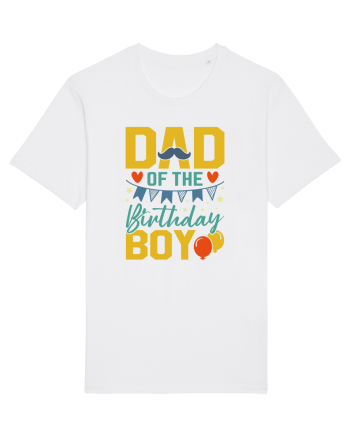 Dad Of The Birthday Boy | Party Dad White