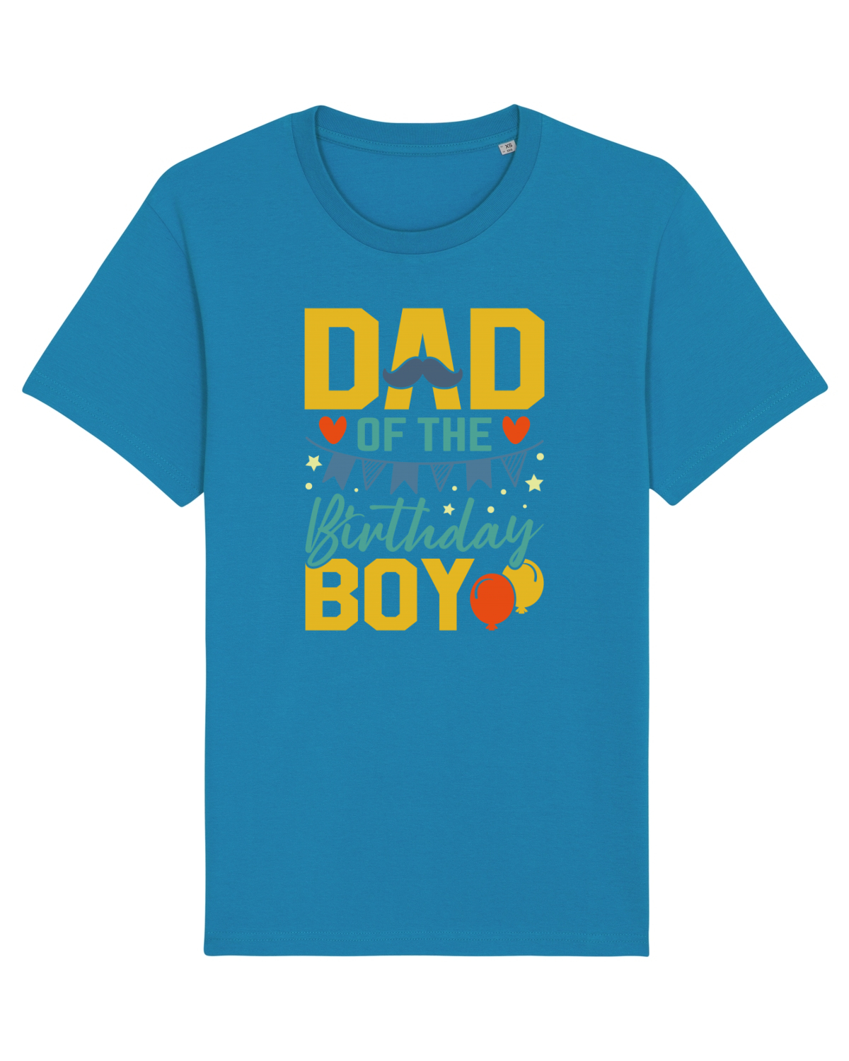 Tricou mânecă scurtă Unisex Rocker Azur