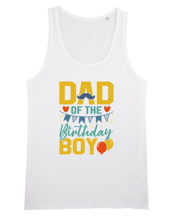 Dad Of The Birthday Boy | Party Dad White