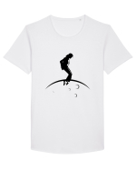 Moon Walk King Tricou mânecă scurtă guler larg Bărbat Skater