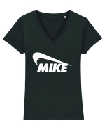 MIKE Tricou mânecă scurtă guler V Damă Evoker