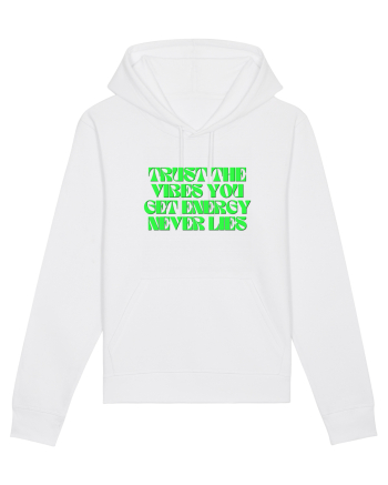 trust the vibes you get  White