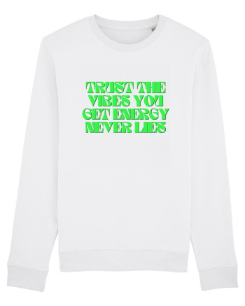 trust the vibes you get  White