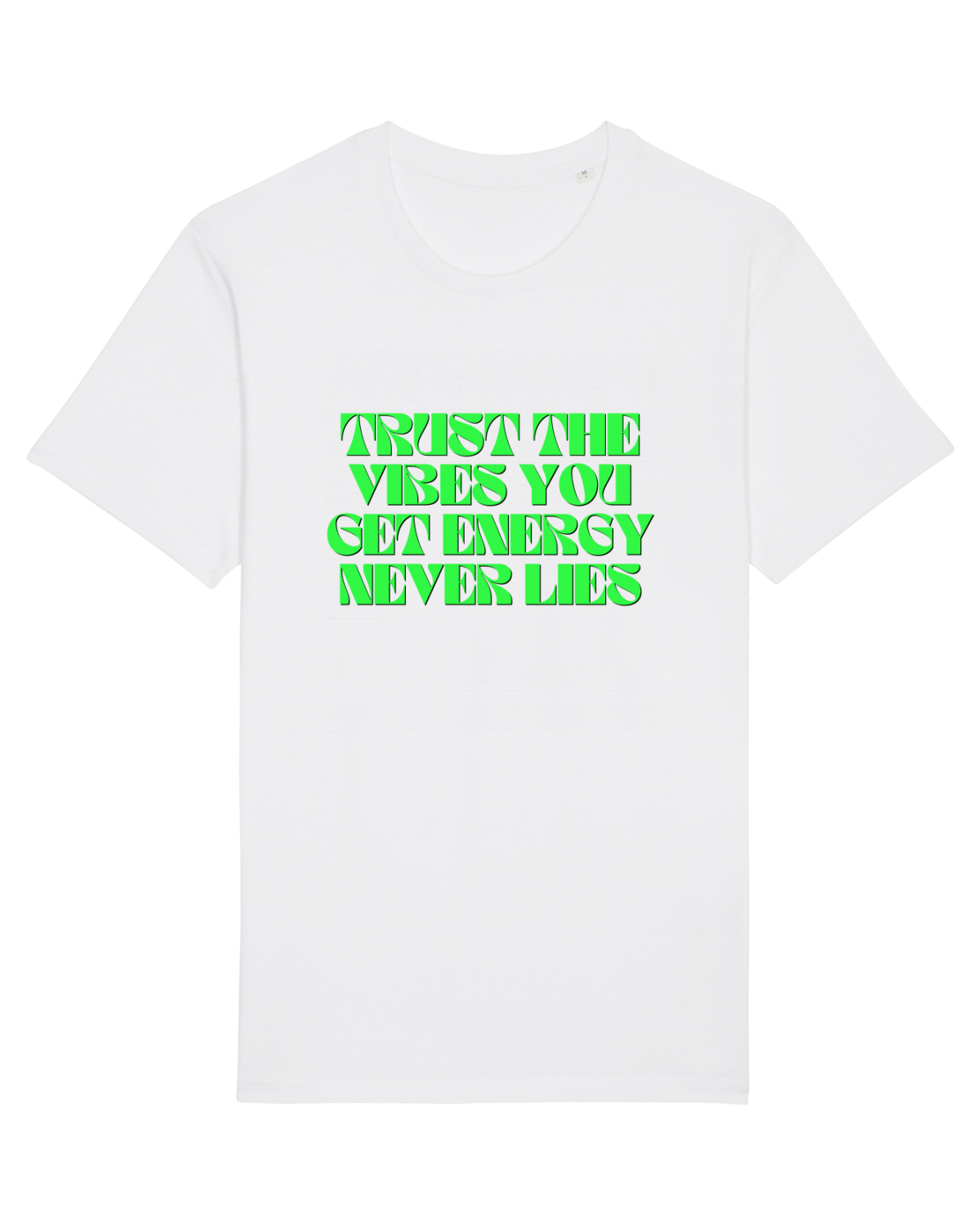 Tricou mânecă scurtă Unisex Rocker White