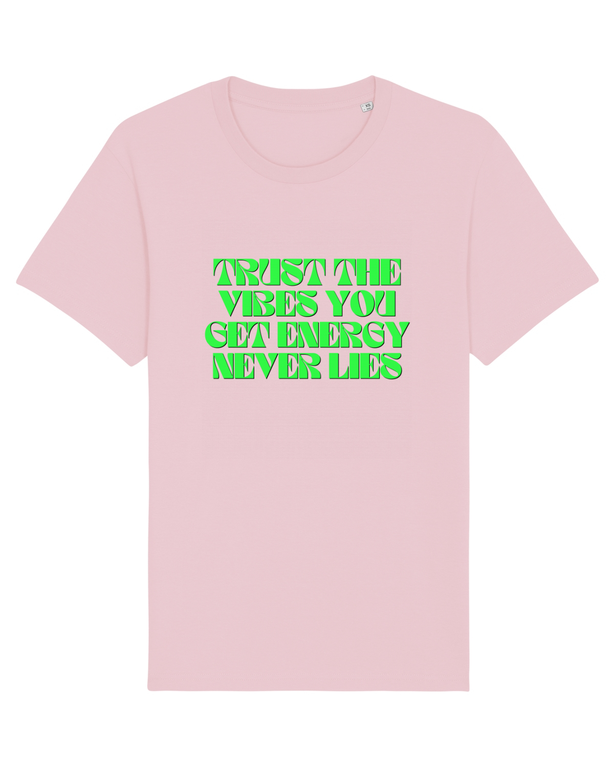 Tricou mânecă scurtă Unisex Rocker Cotton Pink