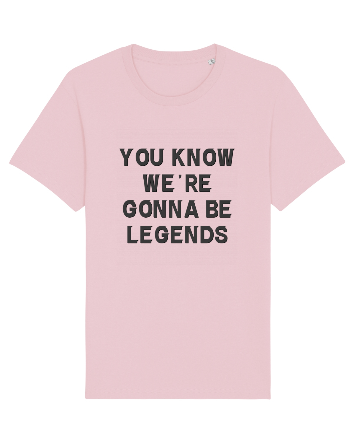 Tricou mânecă scurtă Unisex Rocker Cotton Pink