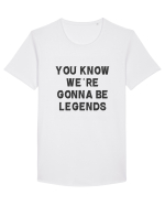 you know we re gonna be legends Tricou mânecă scurtă guler larg Bărbat Skater