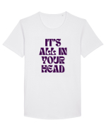 it s all in your head Tricou mânecă scurtă guler larg Bărbat Skater