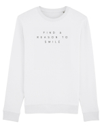 find a reason to smile Bluză mânecă lungă Unisex Rise