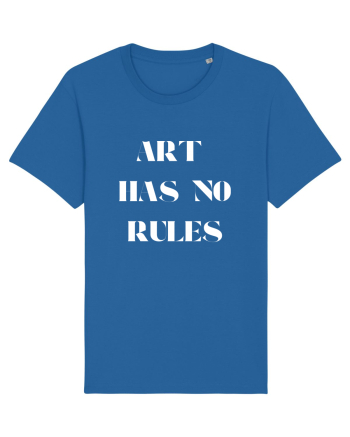 art has no rules Royal Blue