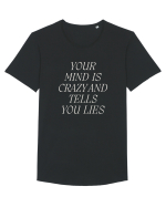 your mind is crazy and tells you lies Tricou mânecă scurtă guler larg Bărbat Skater