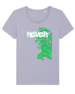 never a regular Tricou mânecă scurtă guler larg fitted Damă Expresser