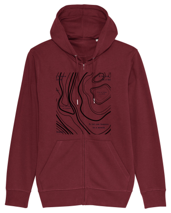 a lot can happen in a month Burgundy