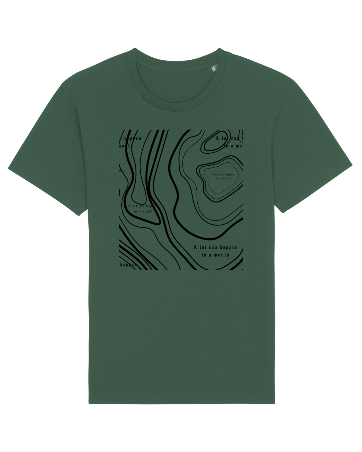 Tricou mânecă scurtă Unisex Rocker Bottle Green
