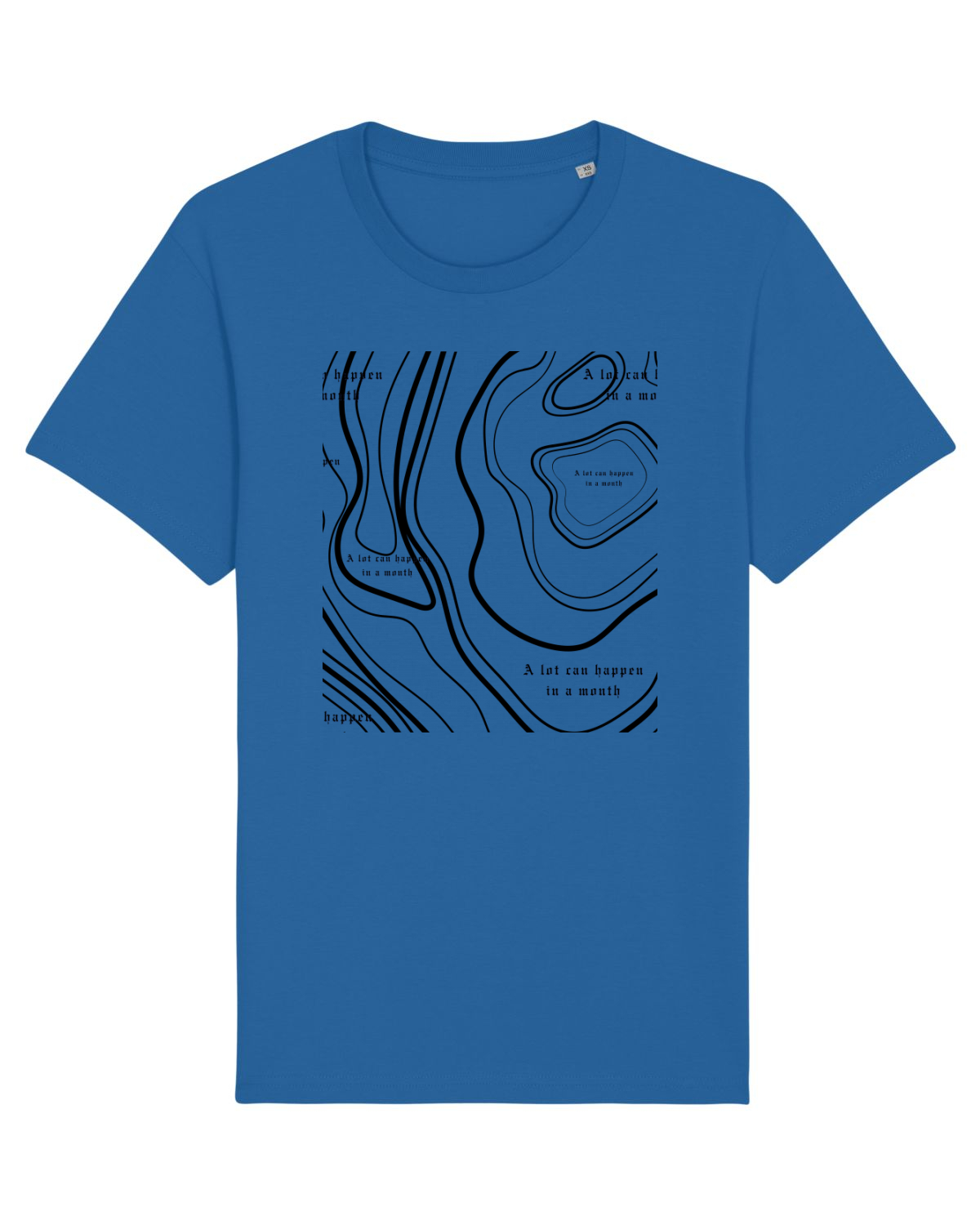 Tricou mânecă scurtă Unisex Rocker Royal Blue