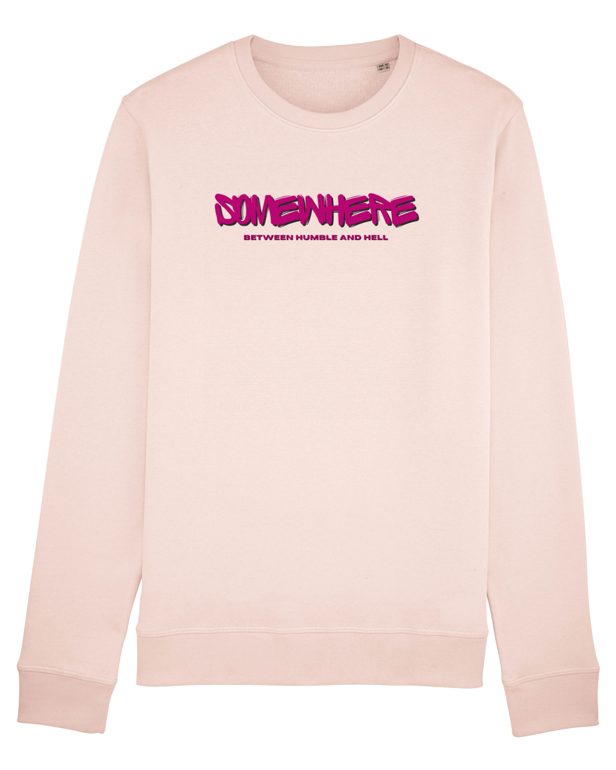 Bluză mânecă lungă Unisex Rise Candy Pink