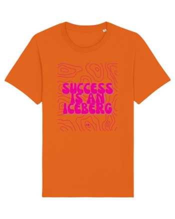 success is an iceberg Bright Orange