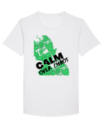 calm over chaos Tricou mânecă scurtă guler larg Bărbat Skater